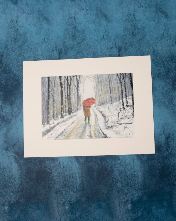 Snowy Woodland Stroll